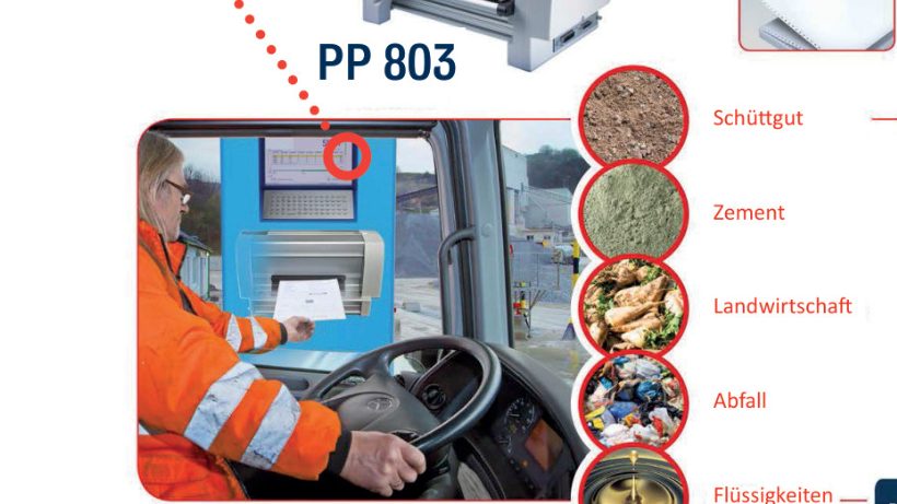 Belegdruck im Waagebetrieb mit dem PP 803