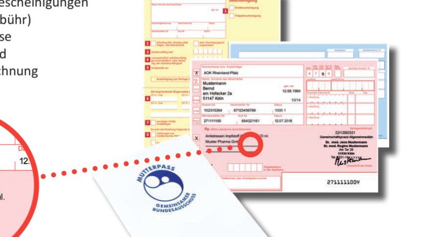 Formulare in der medizinischen Versorgung